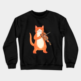 Fiddler Cat Crewneck Sweatshirt